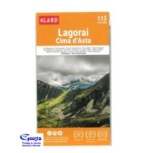 113 LAGORAI CIMA D'ASTA 1:25.000