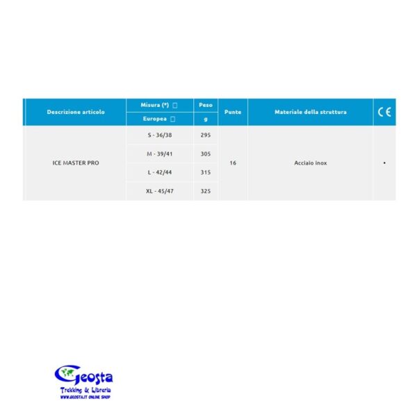 ICE MASTER PRO - RAMPONCINO ANTISCIVOLO CAMP