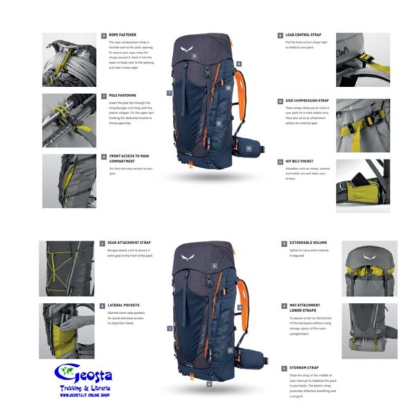 ALP TRAINER 50+10L BP DONNA ZAINO SALEWA