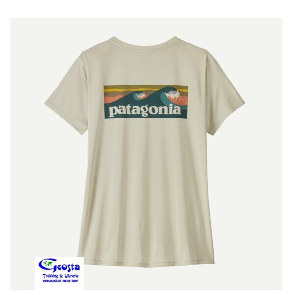 W'S CAPILENE® COOL DAILY SHIRT - BOARDSHORT LOGO PATAGONIA