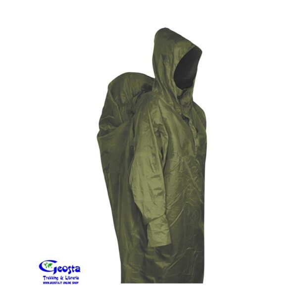 PONCHO CON COPRIZAINO MARSUPIO