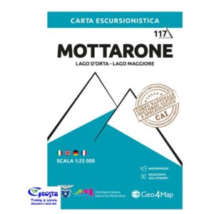 117 MOTTARONE. CARTA ESCURSIONISTICA 1:25.000