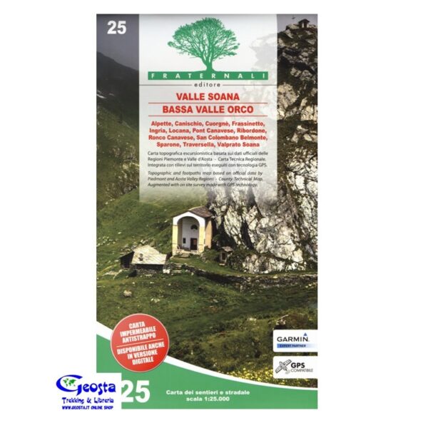 25. VALLE SOANA, BASSA VALLE ORCO. CARTA DEI SENTIERI